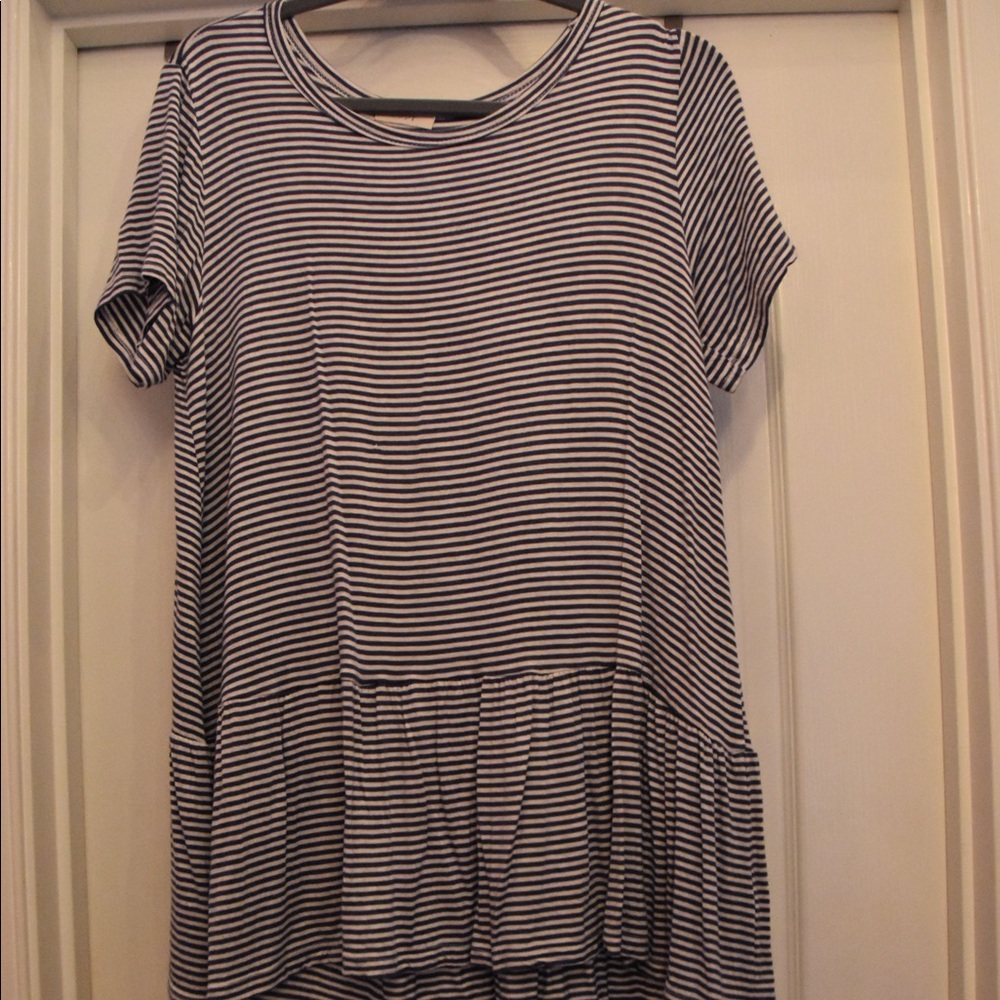 striped blouse